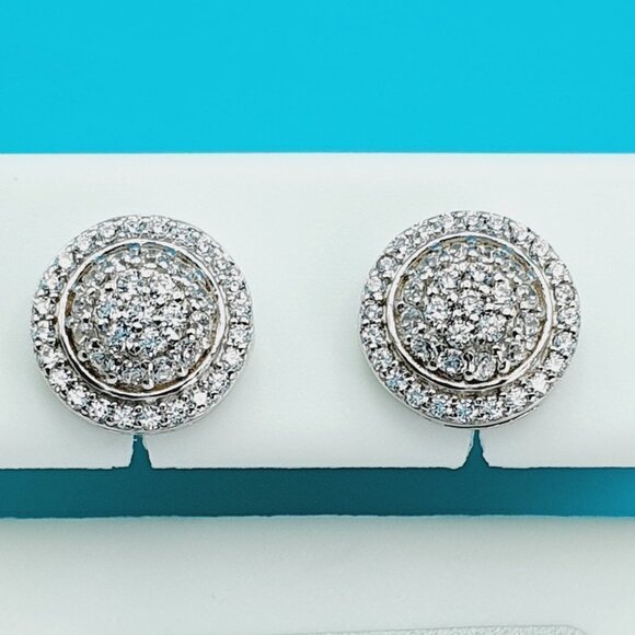 "925 Sterling Silver CZ Beautiful Earrings for Women, 1USPAR4202 - Picture 9 of 11